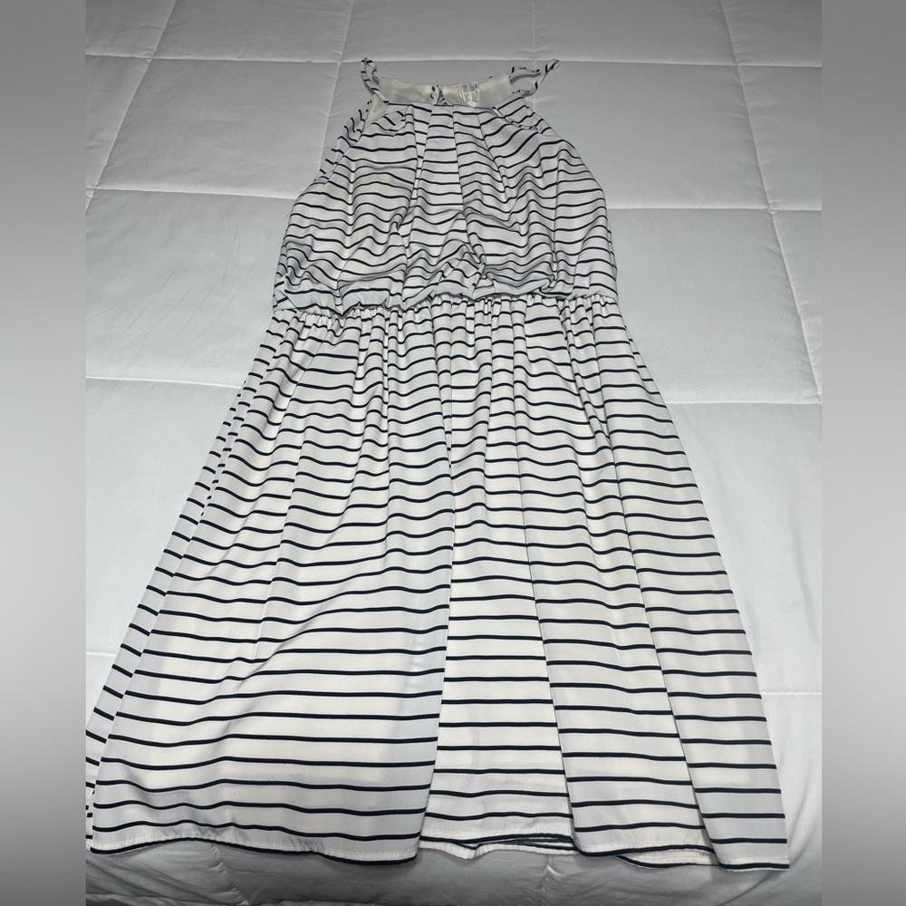 Striped Sleeveless Dress